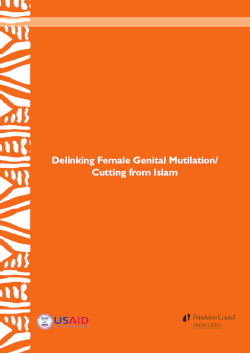 Delinking Female Genital Mutilation/Cutting from Islam